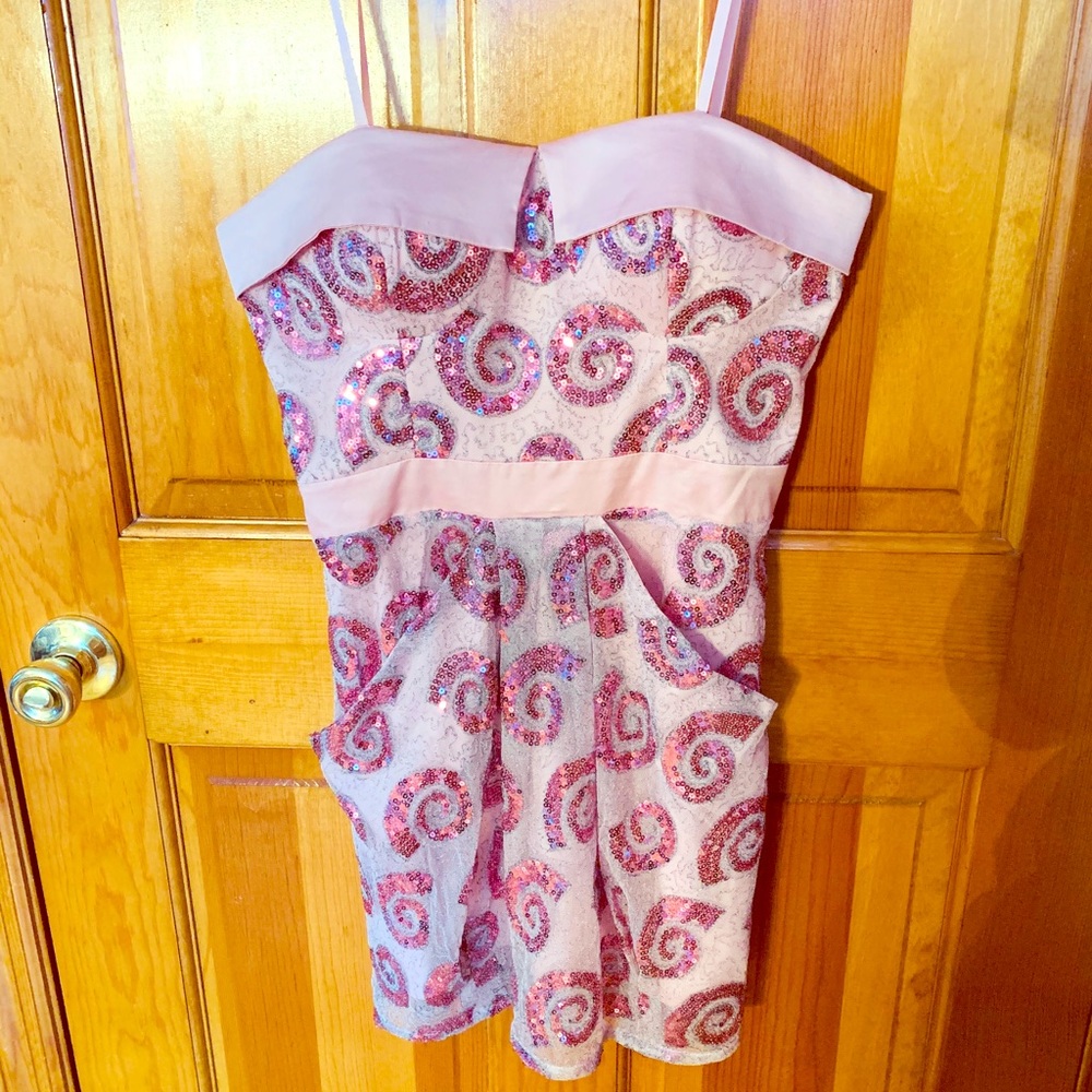 Arden B Pink Mini Dress